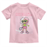 Queen Of The Court Toddler T Shirt Funny Tennis Player Gift For Women - Wonder Print Shop
