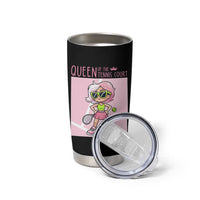 Queen Of The Court Tumbler Cup Funny Tennis Player Gift For Women - Wonder Print Shop