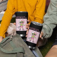 Queen Of The Court Tumbler Cup Funny Tennis Player Gift For Women - Wonder Print Shop