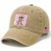 Queen Of The Court Washed Cotton Baseball Cap Funny Tennis Player Gift For Women