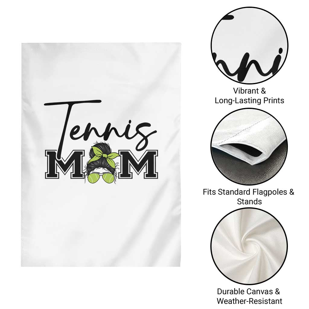 Funny Tennis Player Gift For Tennis Mom Garden Flag - Wonder Print Shop