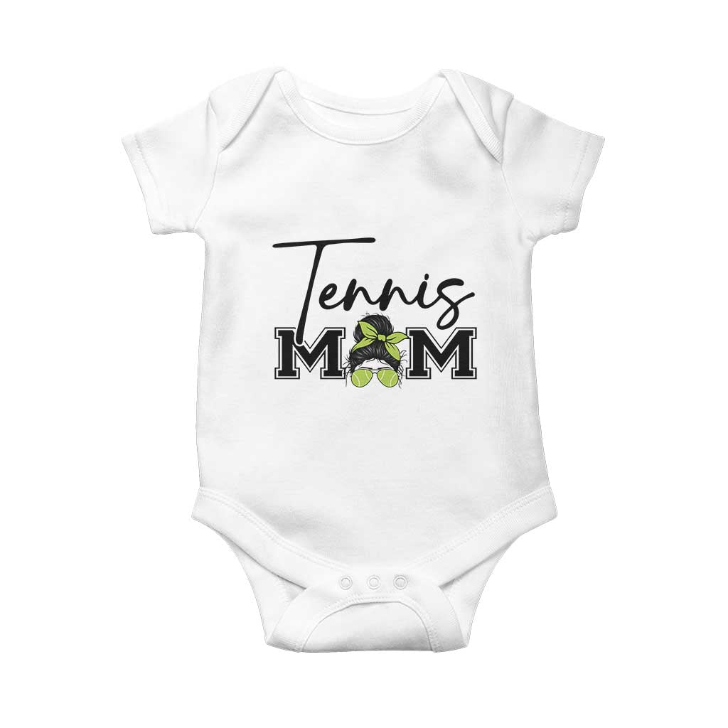 Funny Tennis Player Gift For Tennis Mom Baby Onesie - Wonder Print Shop