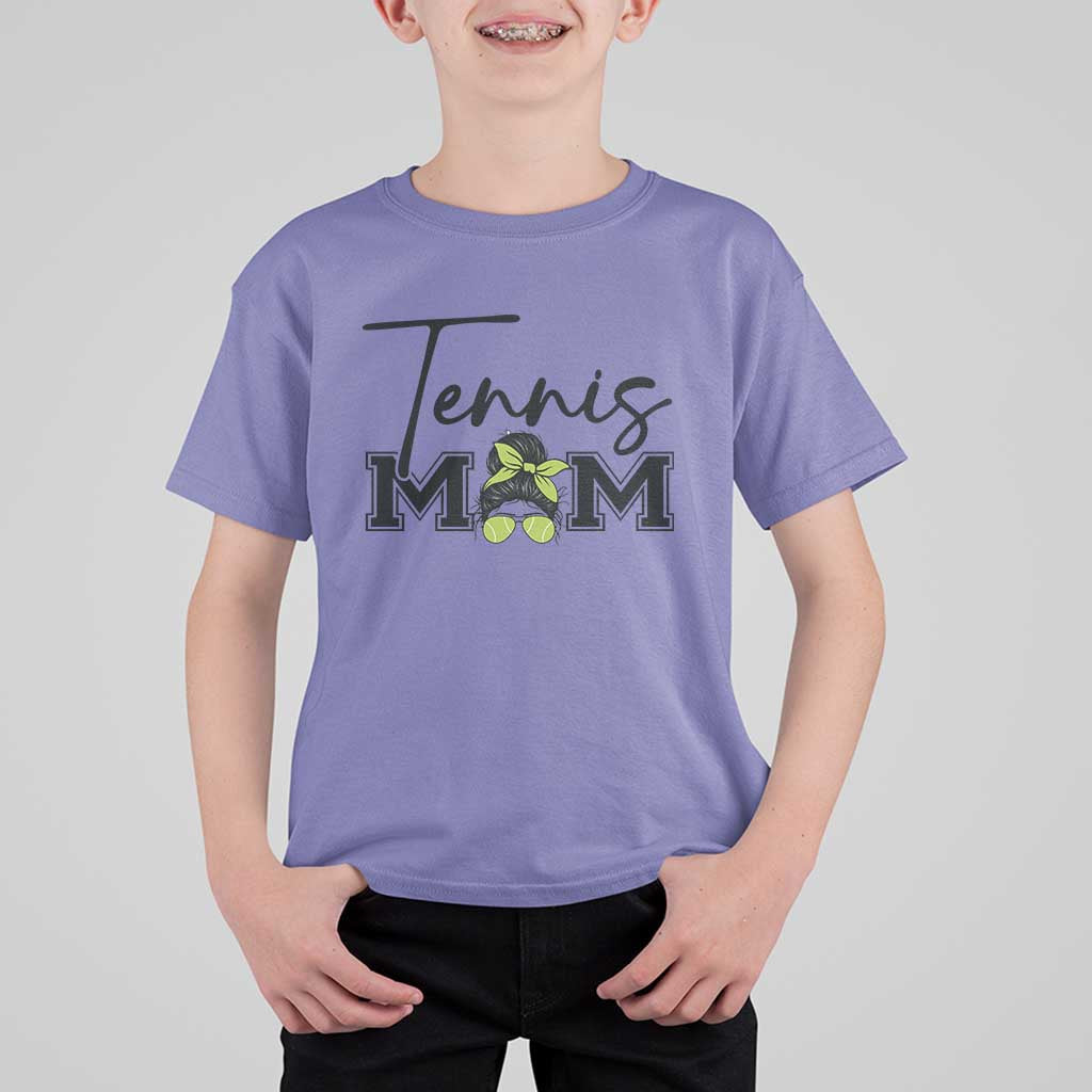 Funny Tennis Player Gift For Tennis Mom T Shirt For Kid - Wonder Print Shop