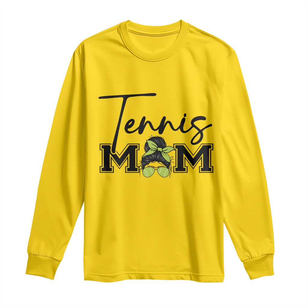 Funny Tennis Player Gift For Tennis Mom Long Sleeve Shirt - Wonder Print Shop