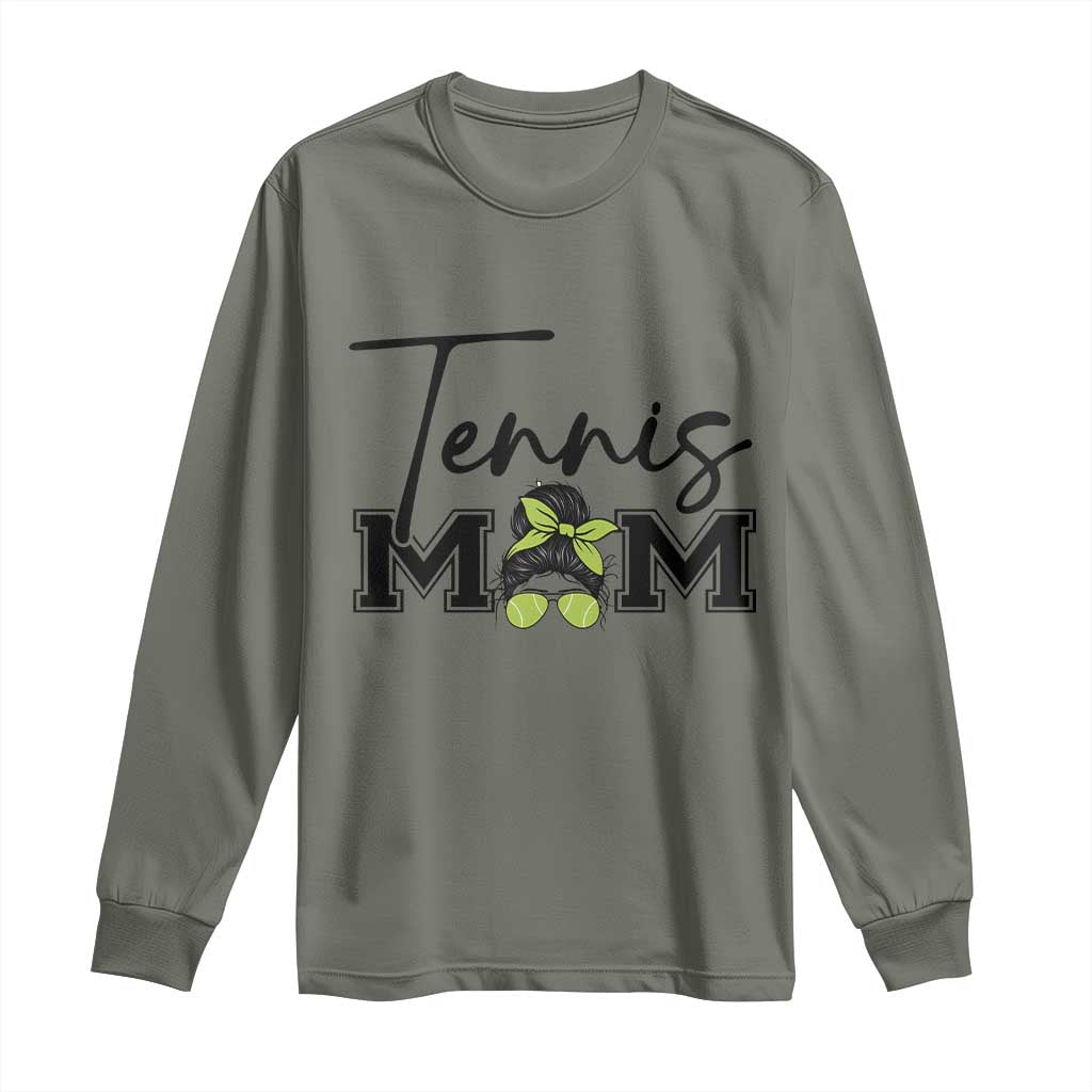 Funny Tennis Player Gift For Tennis Mom Long Sleeve Shirt - Wonder Print Shop