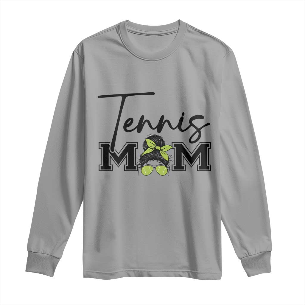 Funny Tennis Player Gift For Tennis Mom Long Sleeve Shirt - Wonder Print Shop