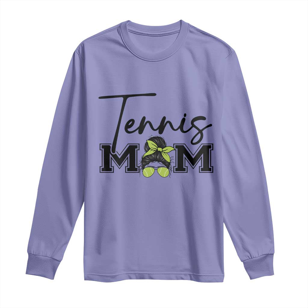Funny Tennis Player Gift For Tennis Mom Long Sleeve Shirt - Wonder Print Shop