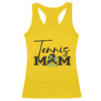 Funny Tennis Player Gift For Tennis Mom Racerback Tank Top - Wonder Print Shop