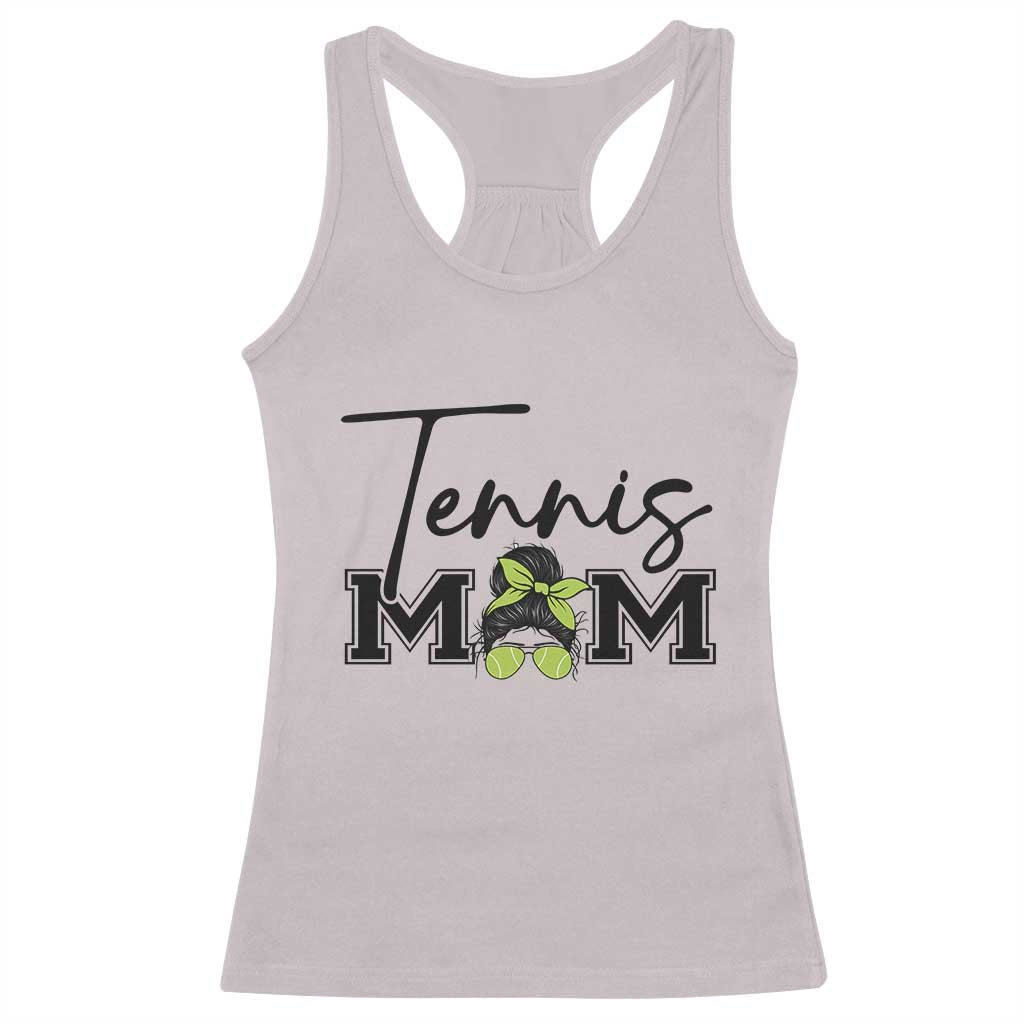 Funny Tennis Player Gift For Tennis Mom Racerback Tank Top - Wonder Print Shop