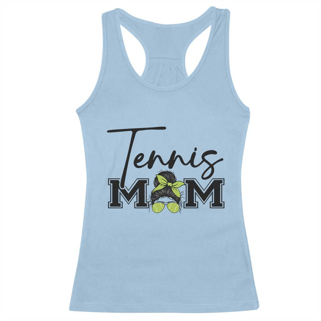 Funny Tennis Player Gift For Tennis Mom Racerback Tank Top - Wonder Print Shop