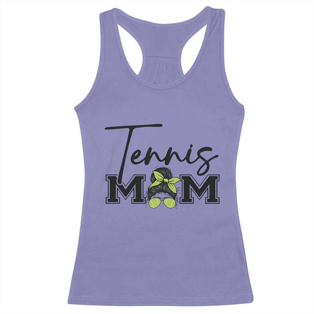 Funny Tennis Player Gift For Tennis Mom Racerback Tank Top - Wonder Print Shop