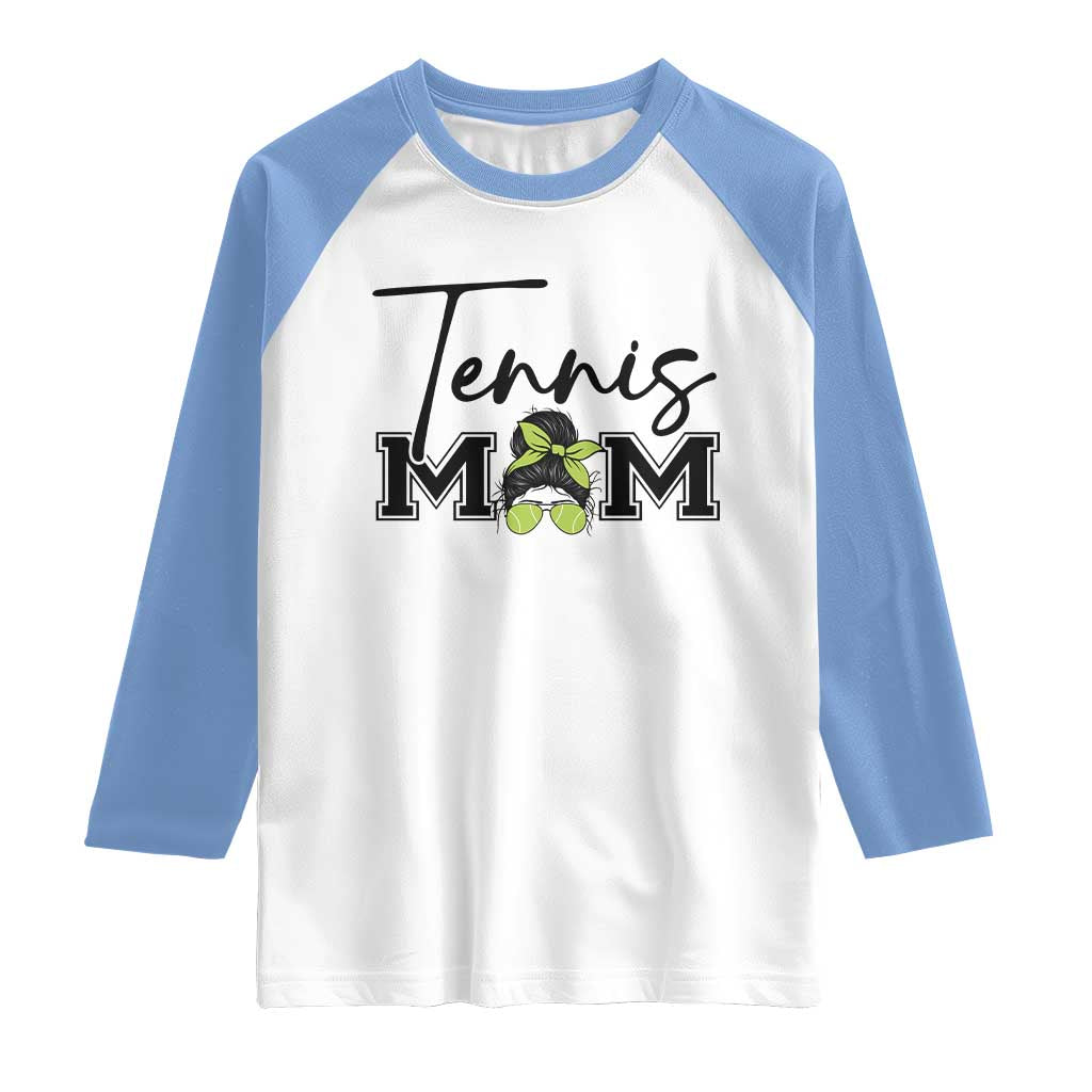 Funny Tennis Player Gift For Tennis Mom Raglan Shirt - Wonder Print Shop