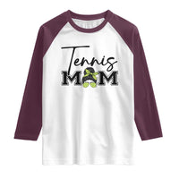 Funny Tennis Player Gift For Tennis Mom Raglan Shirt - Wonder Print Shop