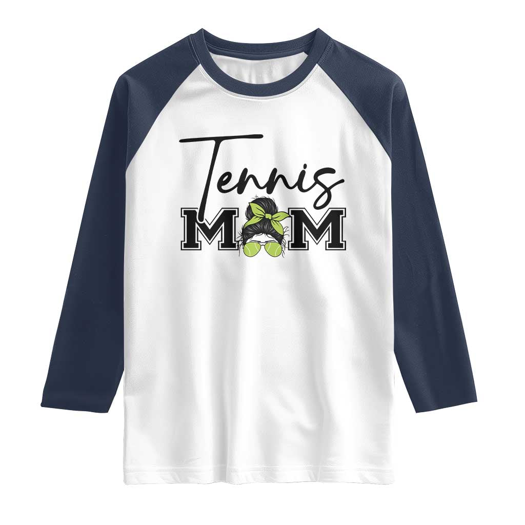 Funny Tennis Player Gift For Tennis Mom Raglan Shirt - Wonder Print Shop
