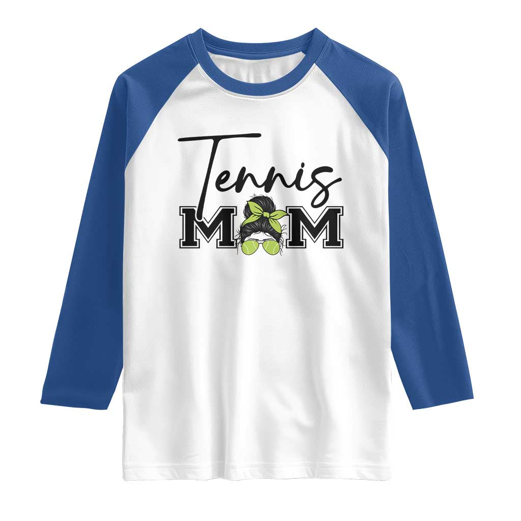 Funny Tennis Player Gift For Tennis Mom Raglan Shirt - Wonder Print Shop