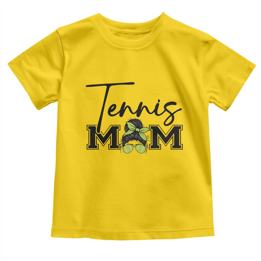 Funny Tennis Player Gift For Tennis Mom Toddler T Shirt - Wonder Print Shop