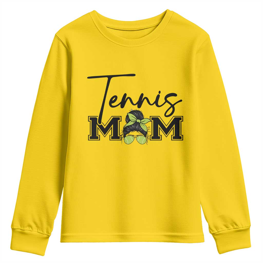 Funny Tennis Player Gift For Tennis Mom Youth Sweatshirt - Wonder Print Shop