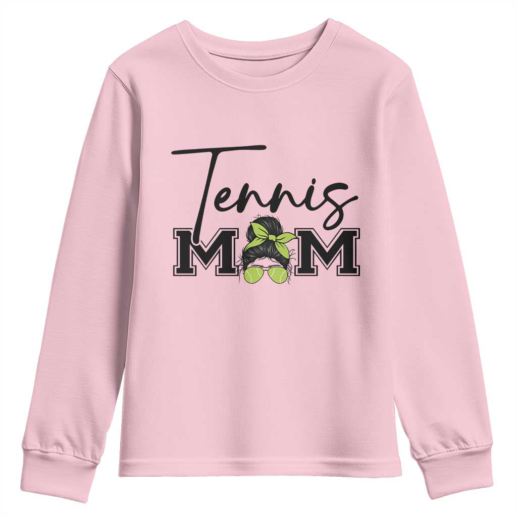 Funny Tennis Player Gift For Tennis Mom Youth Sweatshirt - Wonder Print Shop