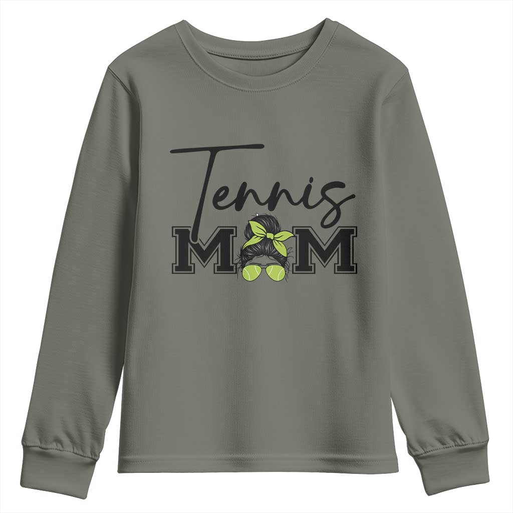 Funny Tennis Player Gift For Tennis Mom Youth Sweatshirt - Wonder Print Shop