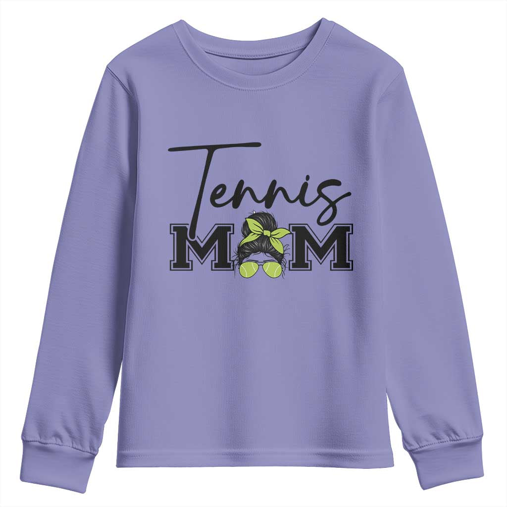 Funny Tennis Player Gift For Tennis Mom Youth Sweatshirt - Wonder Print Shop