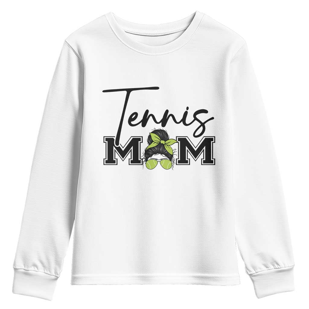 Funny Tennis Player Gift For Tennis Mom Youth Sweatshirt - Wonder Print Shop