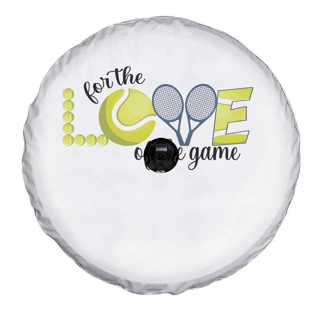 For The Love Of The Game Spare Tire Cover Inspirational Tennis Gift - Wonder Print Shop