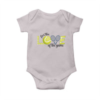 For The Love Of The Game Baby Onesie Inspirational Tennis Gift - Wonder Print Shop