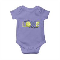 For The Love Of The Game Baby Onesie Inspirational Tennis Gift - Wonder Print Shop