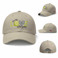 For The Love Of The Game Baseball Cap Inspirational Tennis Gift