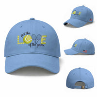 For The Love Of The Game Baseball Cap Inspirational Tennis Gift