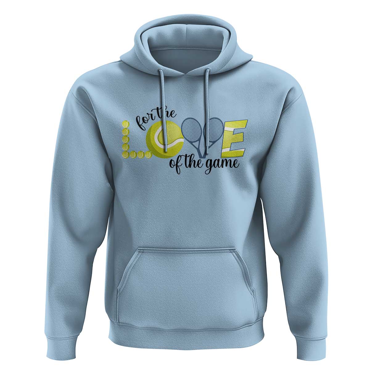 For The Love Of The Game Hoodie Inspirational Tennis Gift - Wonder Print Shop