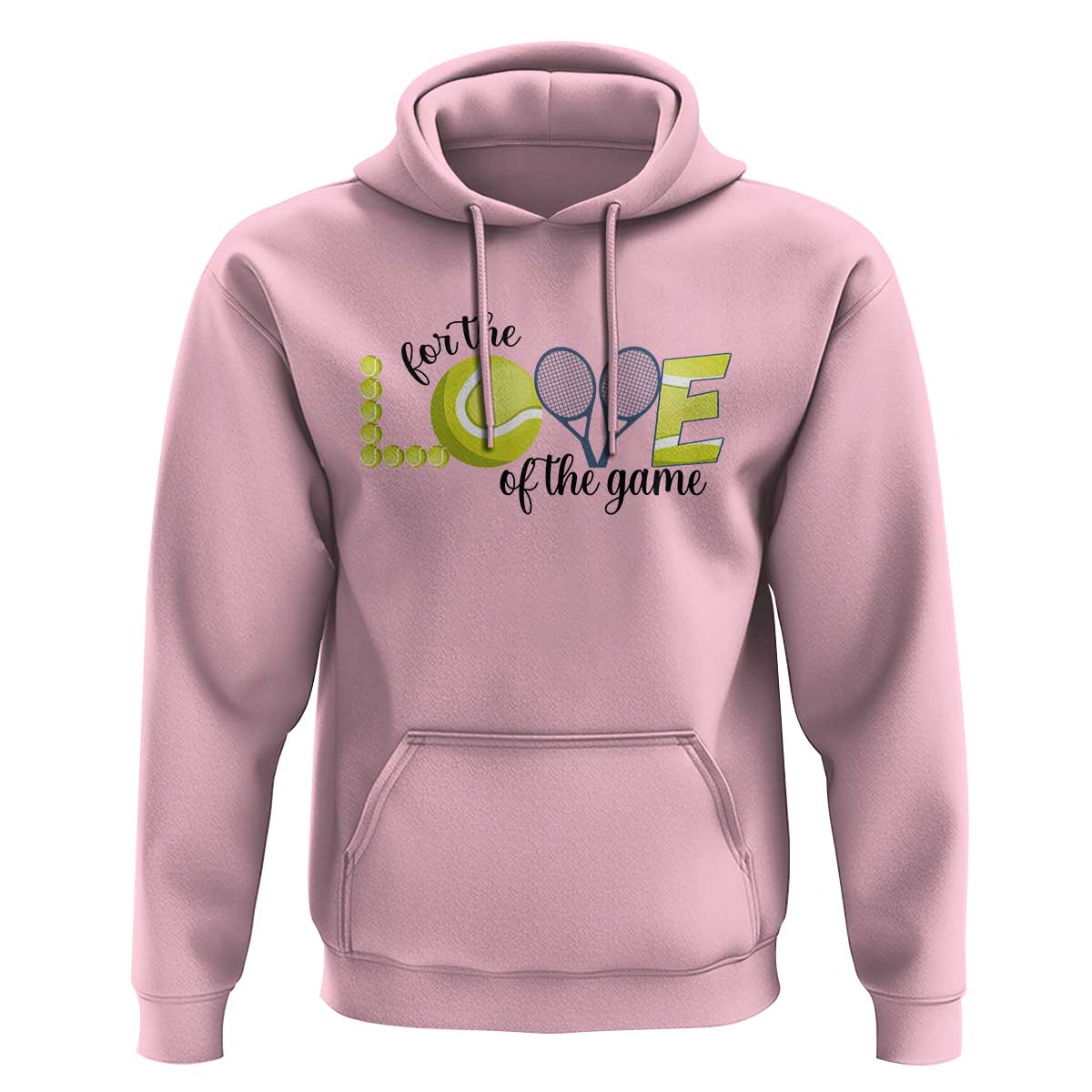 For The Love Of The Game Hoodie Inspirational Tennis Gift - Wonder Print Shop