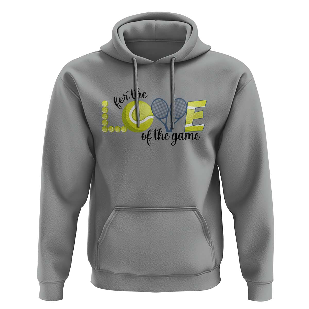 For The Love Of The Game Hoodie Inspirational Tennis Gift - Wonder Print Shop