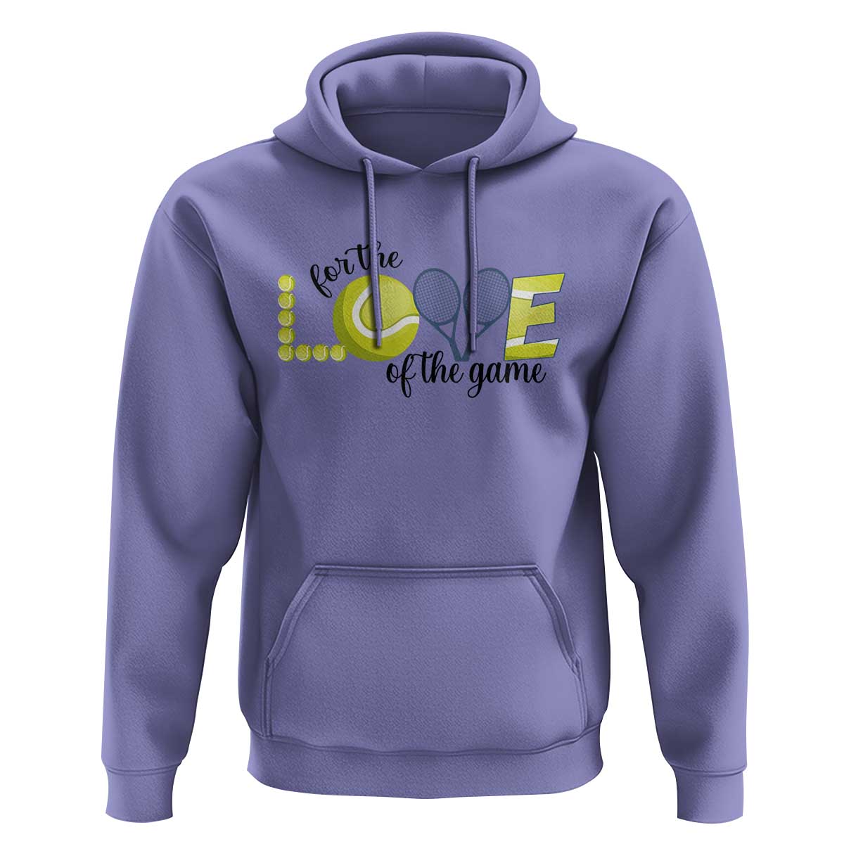 For The Love Of The Game Hoodie Inspirational Tennis Gift - Wonder Print Shop