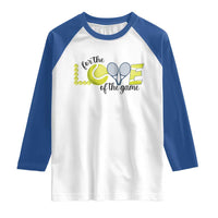 For The Love Of The Game Raglan Shirt Inspirational Tennis Gift - Wonder Print Shop