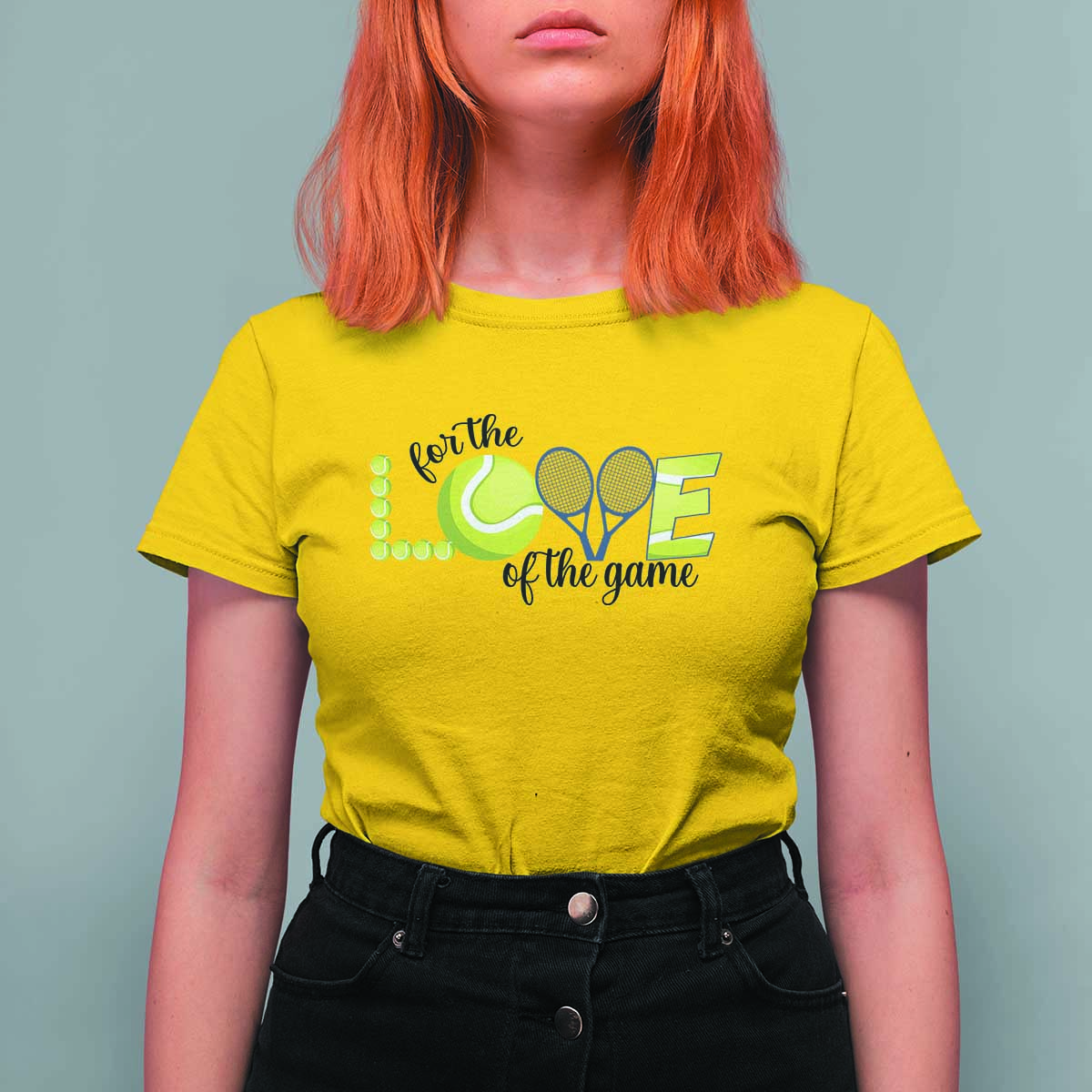 For The Love Of The Game T Shirt For Women Inspirational Tennis Gift - Wonder Print Shop