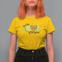 For The Love Of The Game T Shirt For Women Inspirational Tennis Gift - Wonder Print Shop