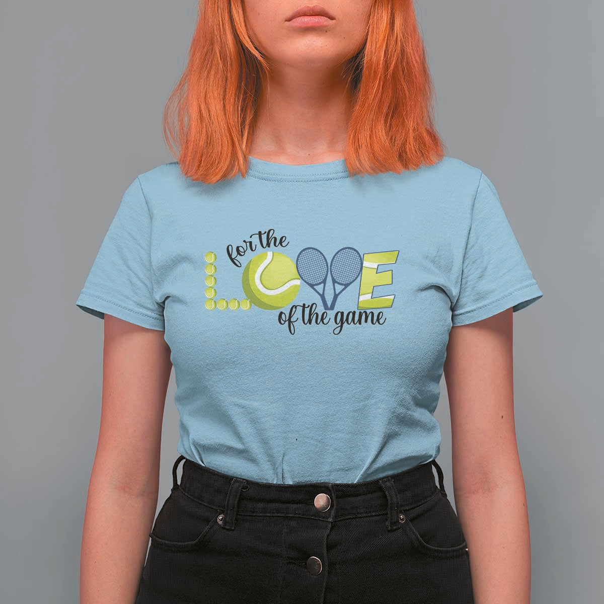 For The Love Of The Game T Shirt For Women Inspirational Tennis Gift - Wonder Print Shop