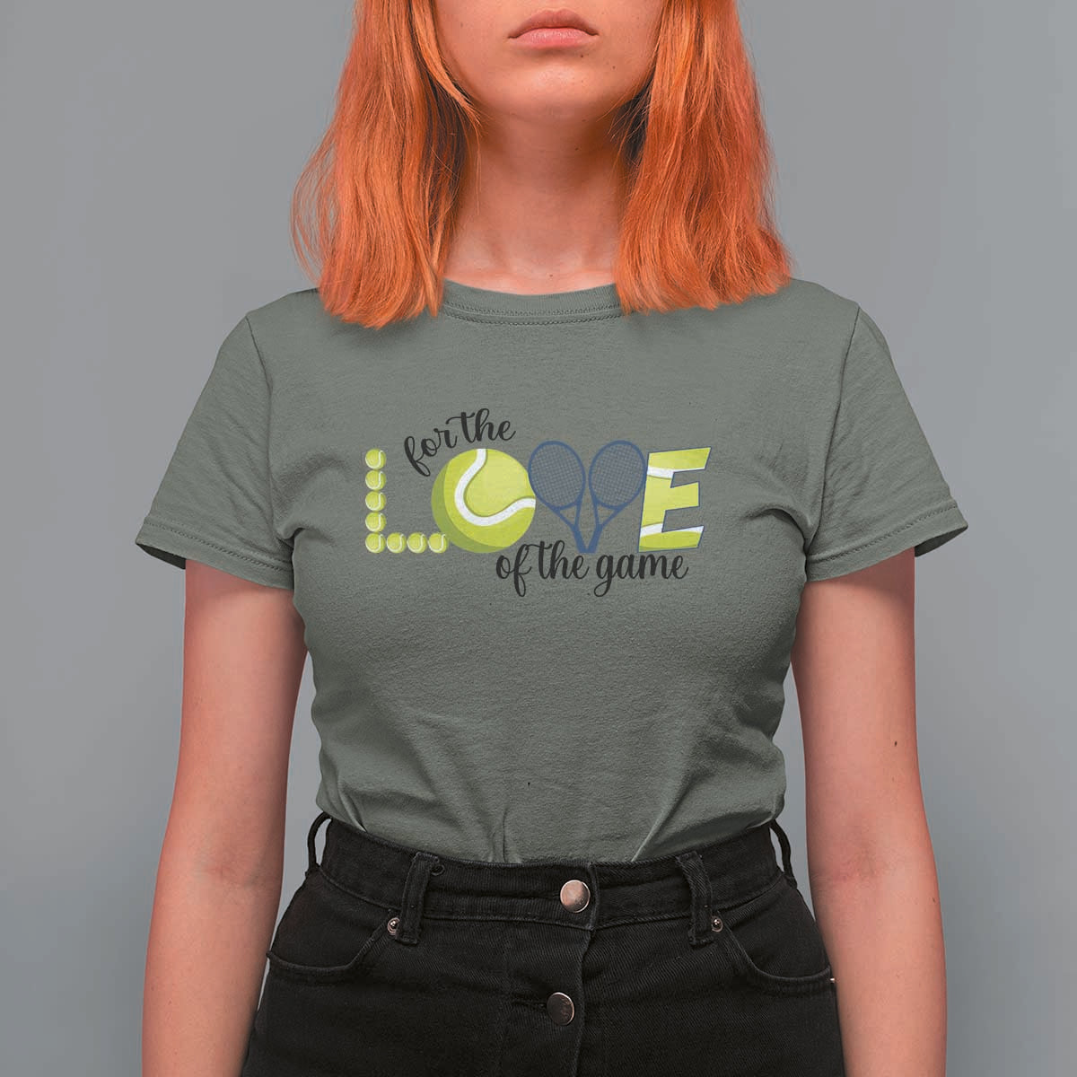 For The Love Of The Game T Shirt For Women Inspirational Tennis Gift - Wonder Print Shop