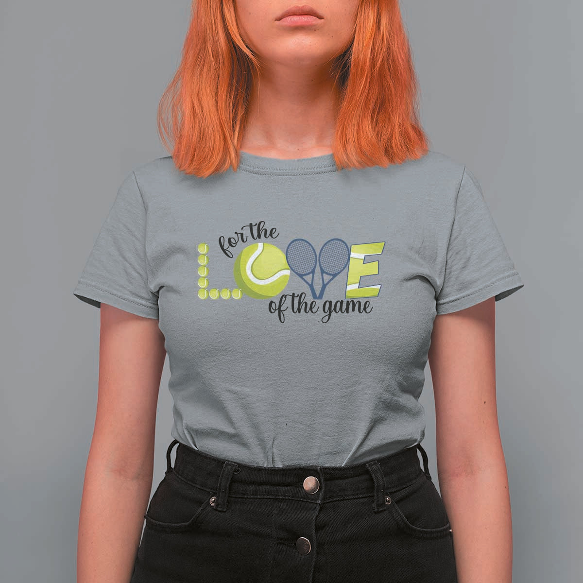 For The Love Of The Game T Shirt For Women Inspirational Tennis Gift - Wonder Print Shop