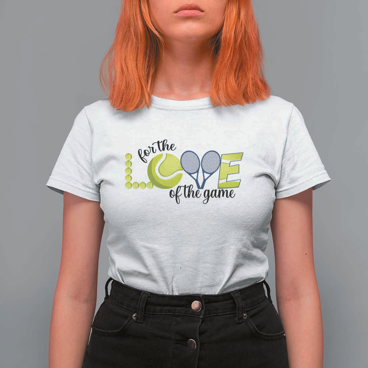 For The Love Of The Game T Shirt For Women Inspirational Tennis Gift - Wonder Print Shop