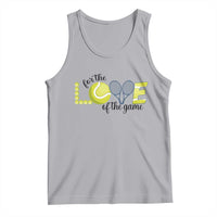 For The Love Of The Game Tank Top Inspirational Tennis Gift - Wonder Print Shop