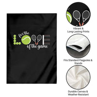 For The Love Of The Game Garden Flag Funny Tennis Fan Gift - Wonder Print Shop