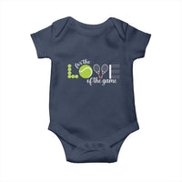 For The Love Of The Game Baby Onesie Funny Tennis Fan Gift - Wonder Print Shop