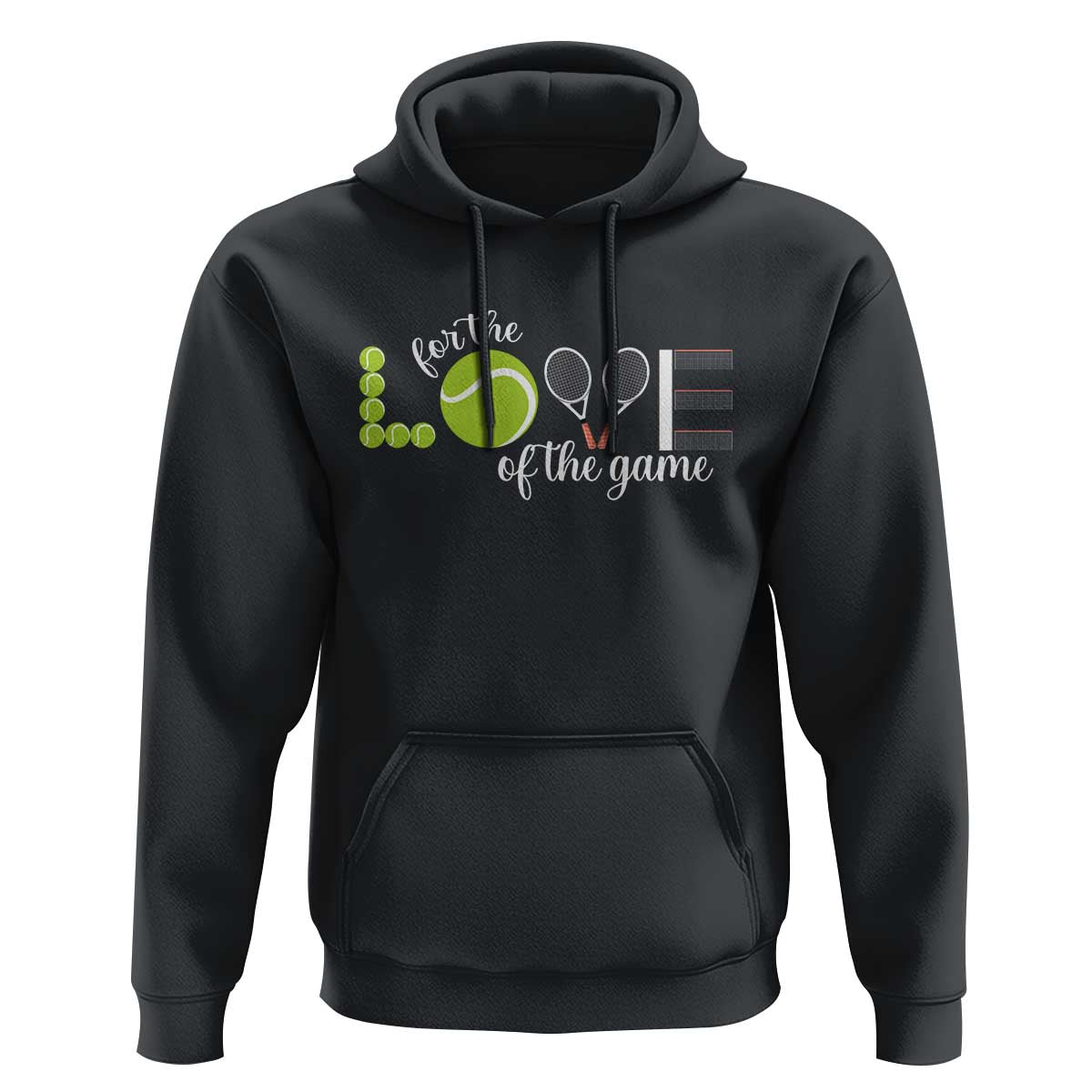 For The Love Of The Game Hoodie Funny Tennis Fan Gift - Wonder Print Shop