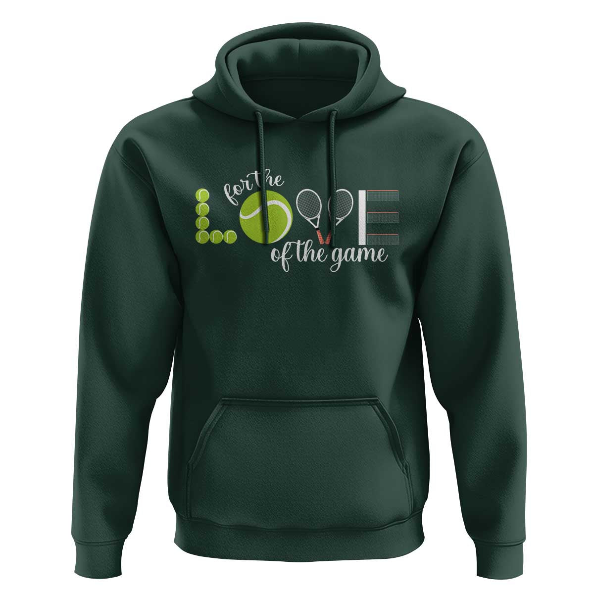 For The Love Of The Game Hoodie Funny Tennis Fan Gift - Wonder Print Shop