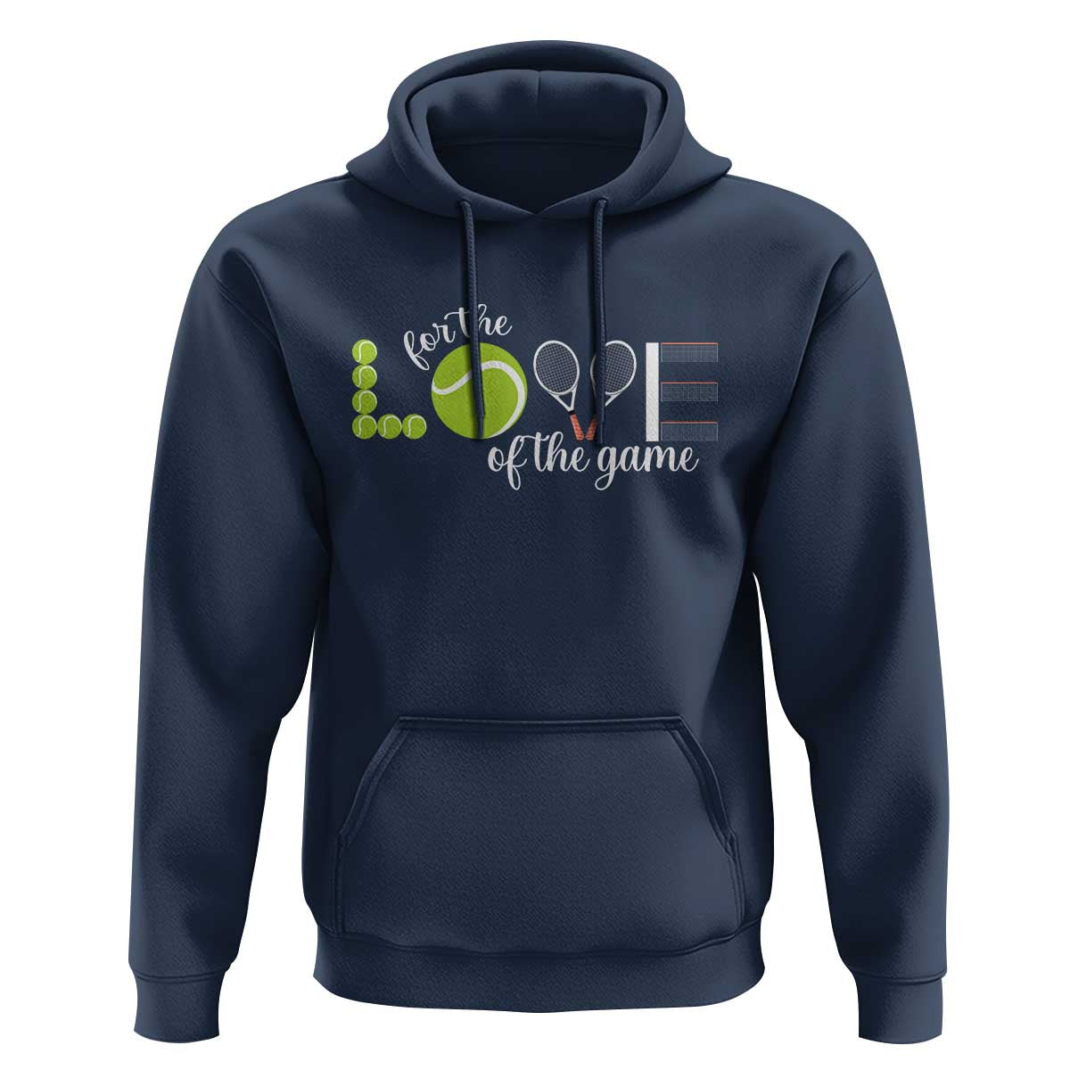 For The Love Of The Game Hoodie Funny Tennis Fan Gift - Wonder Print Shop