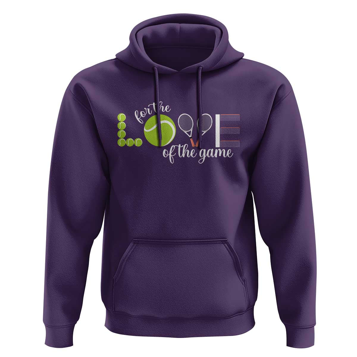 For The Love Of The Game Hoodie Funny Tennis Fan Gift - Wonder Print Shop