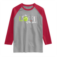 For The Love Of The Game Raglan Shirt Funny Tennis Fan Gift - Wonder Print Shop