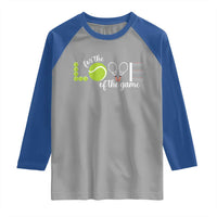 For The Love Of The Game Raglan Shirt Funny Tennis Fan Gift - Wonder Print Shop